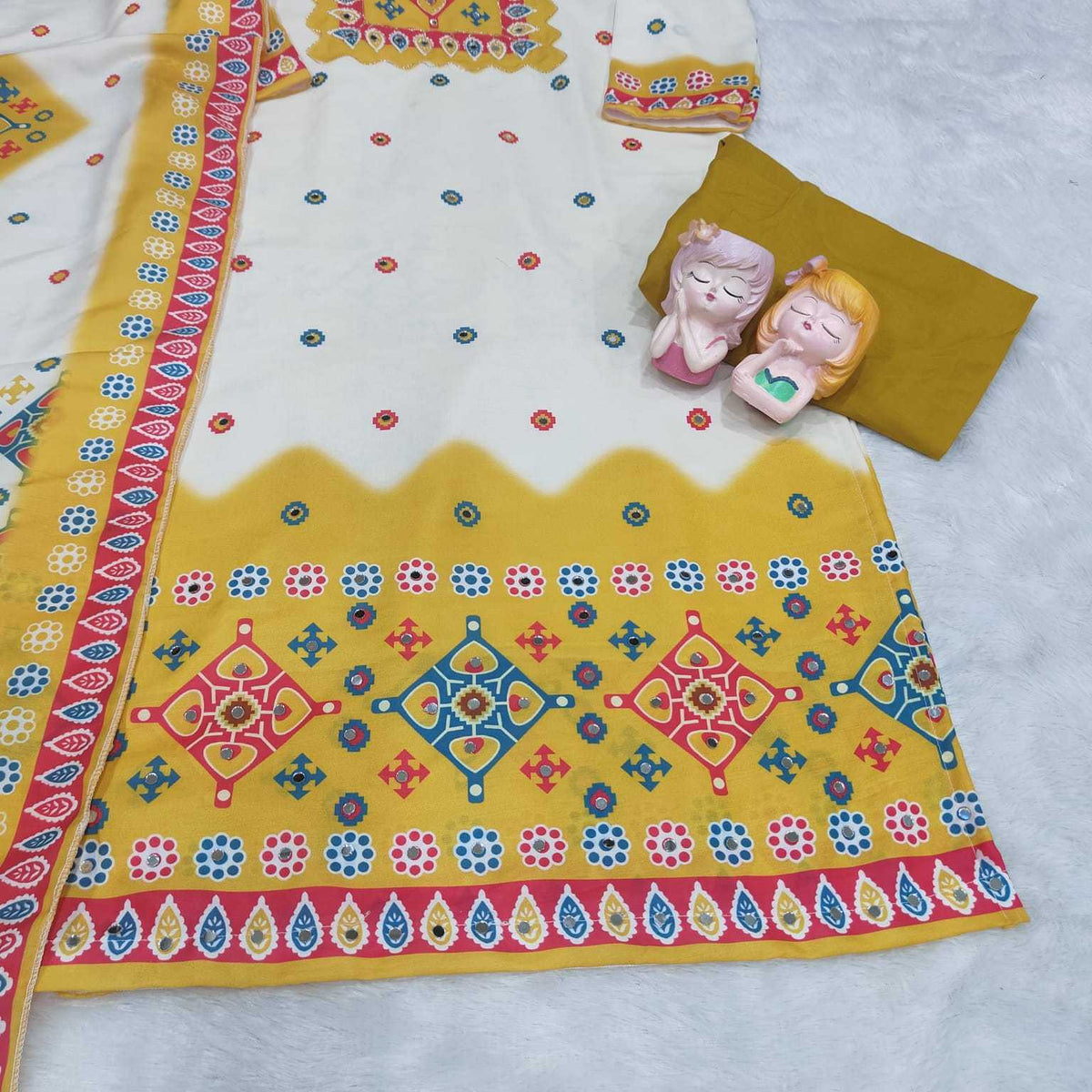 Tfits Maslin Embroidery Suit