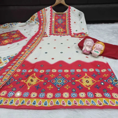 Tfits Maslin Embroidery Suit