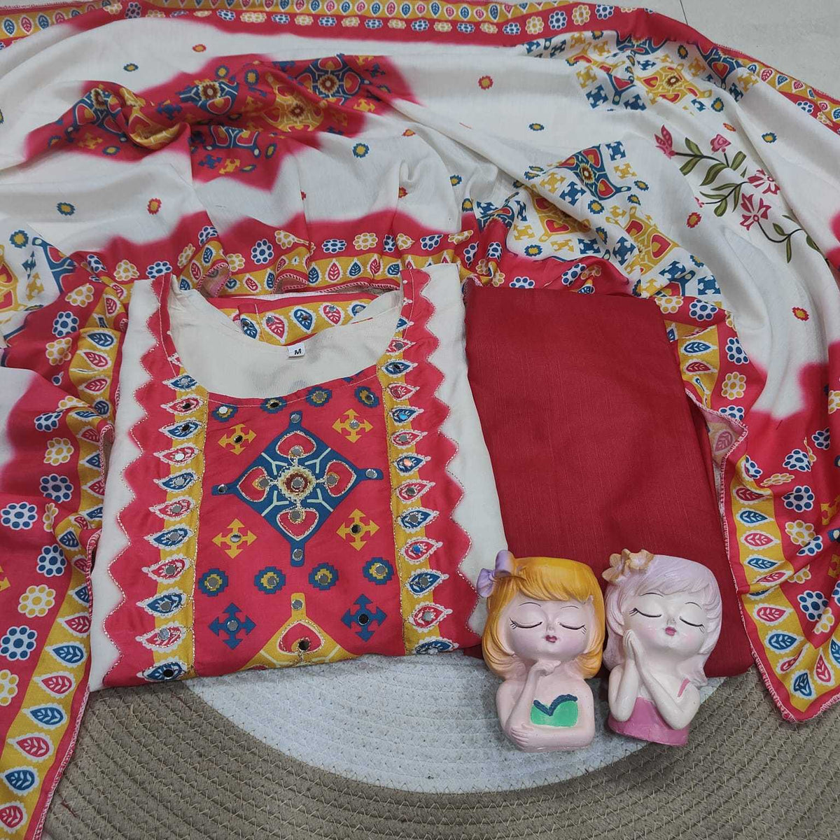 Tfits Maslin Embroidery Suit
