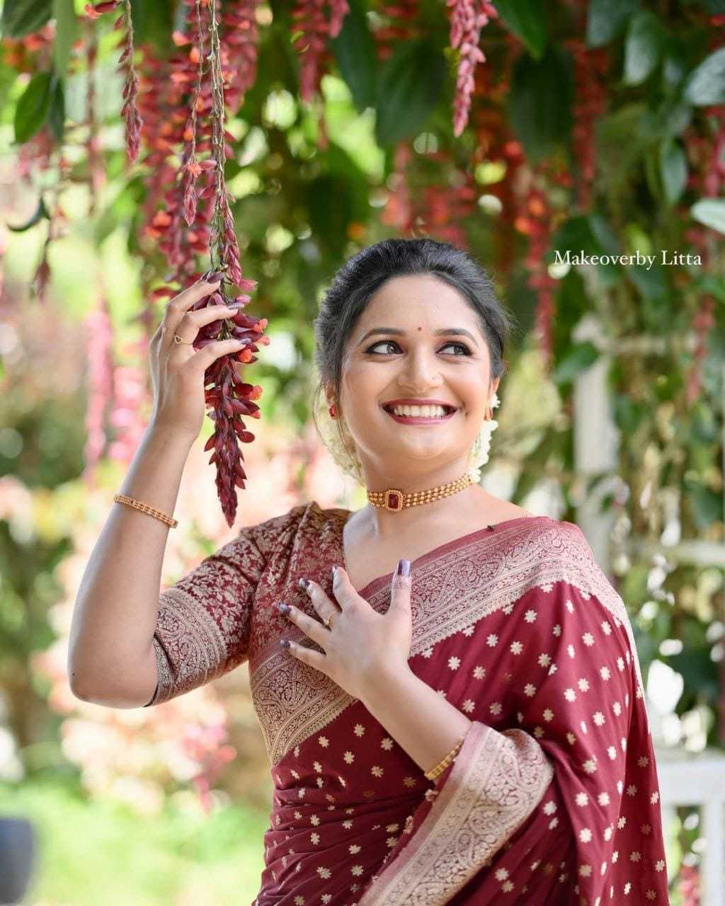 Lichi Silk Designer Saree