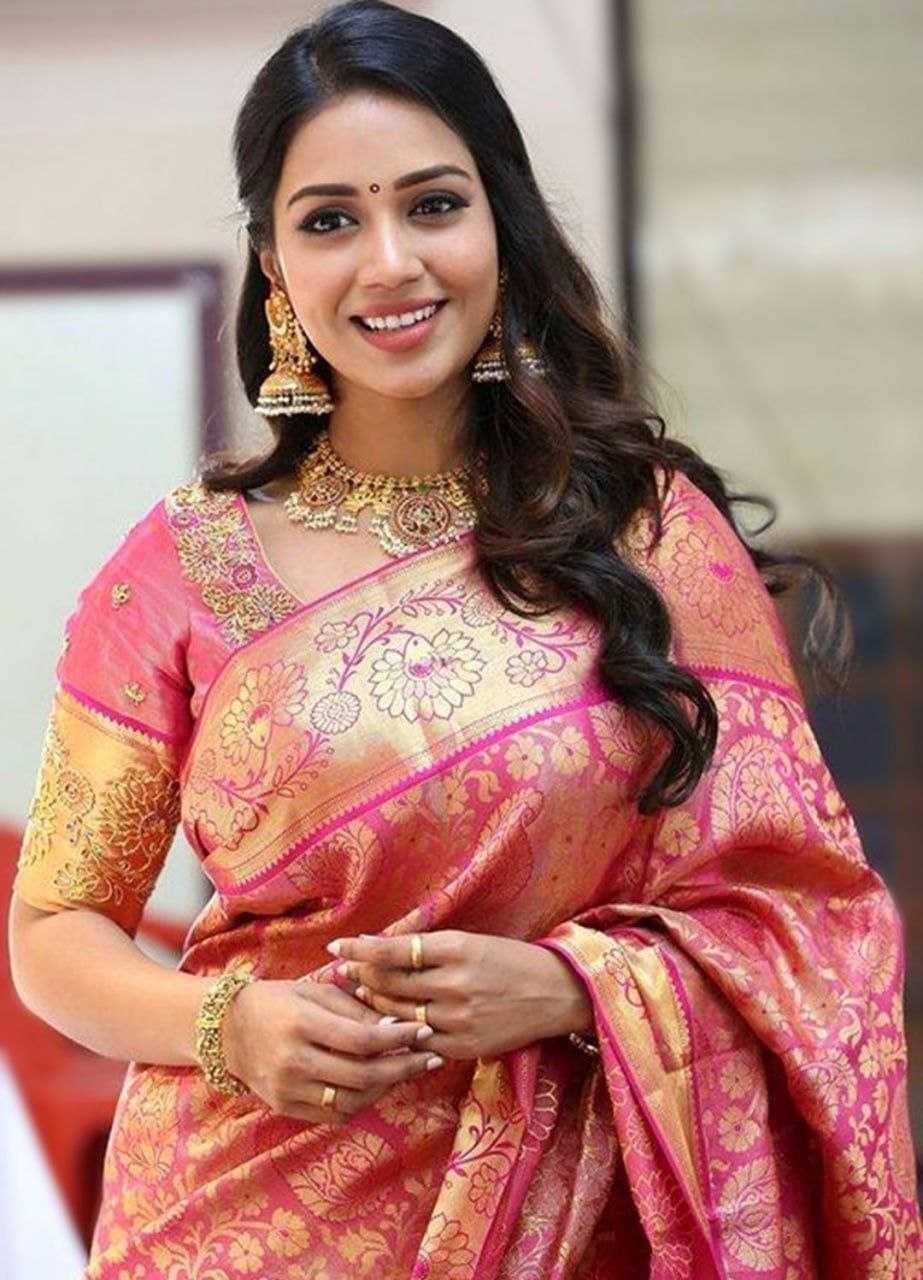 Banarasi Soft Silk Jacquard Saree 1004