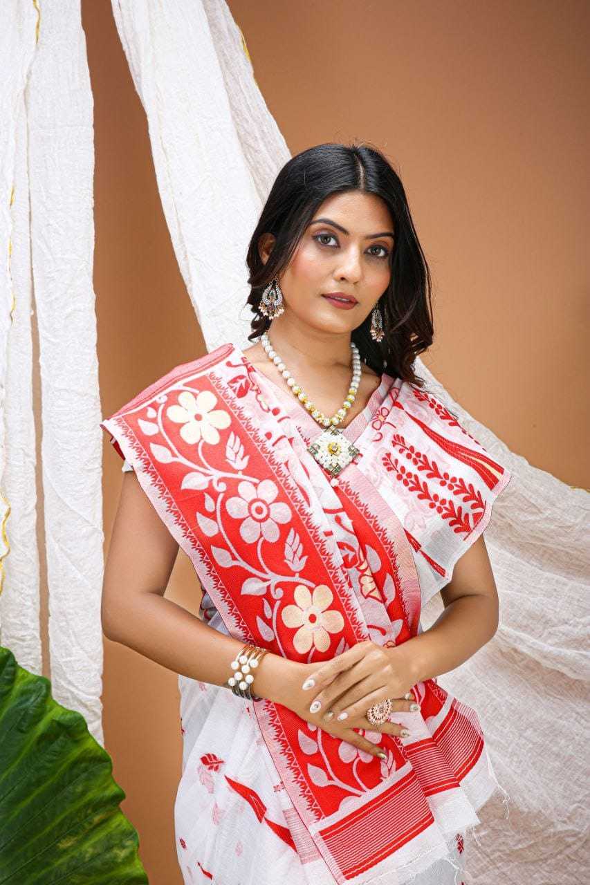 Linen Cotton Saree
