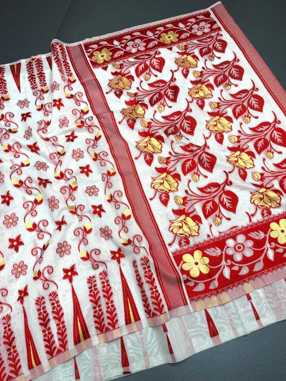 Linen Designer Saree