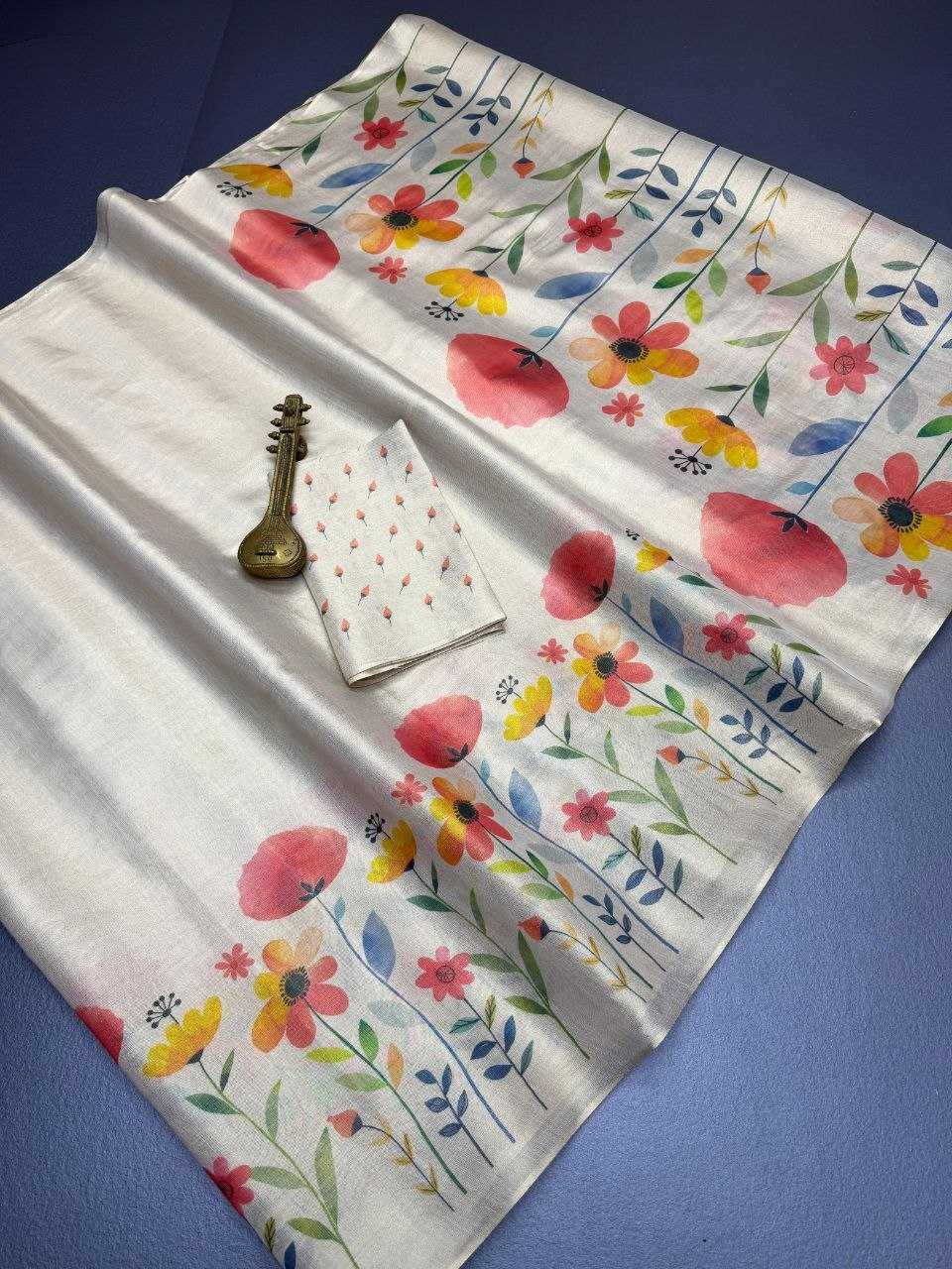 Linen Silk Saree