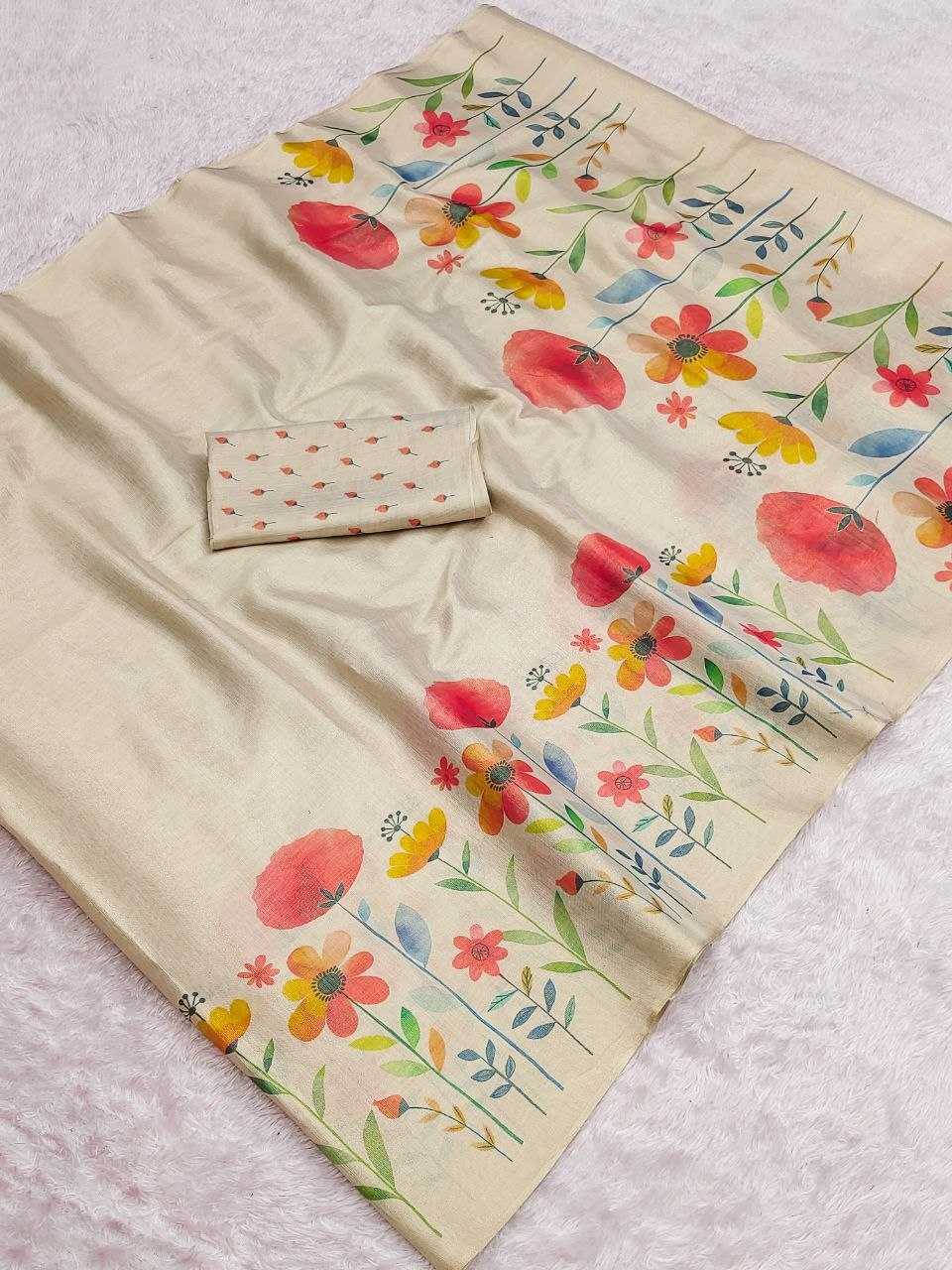 Tissue Silk Designer Saree
