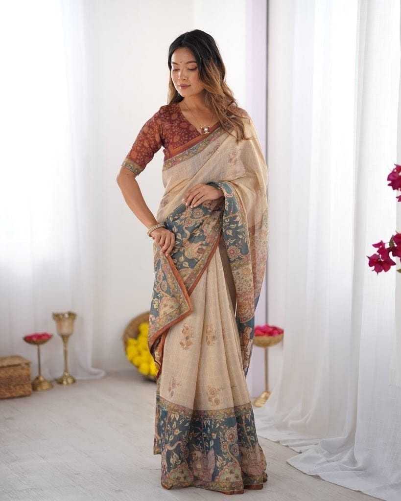Tissue Silk Designer Saree