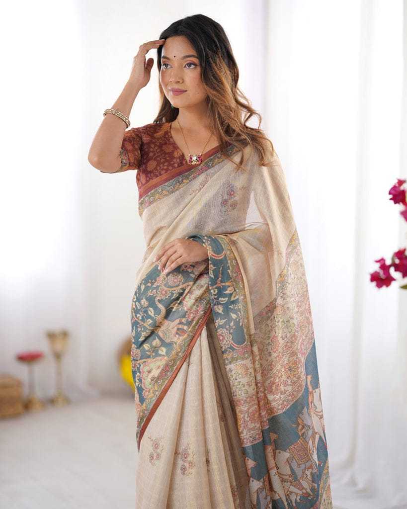 Tissue Silk Designer Saree