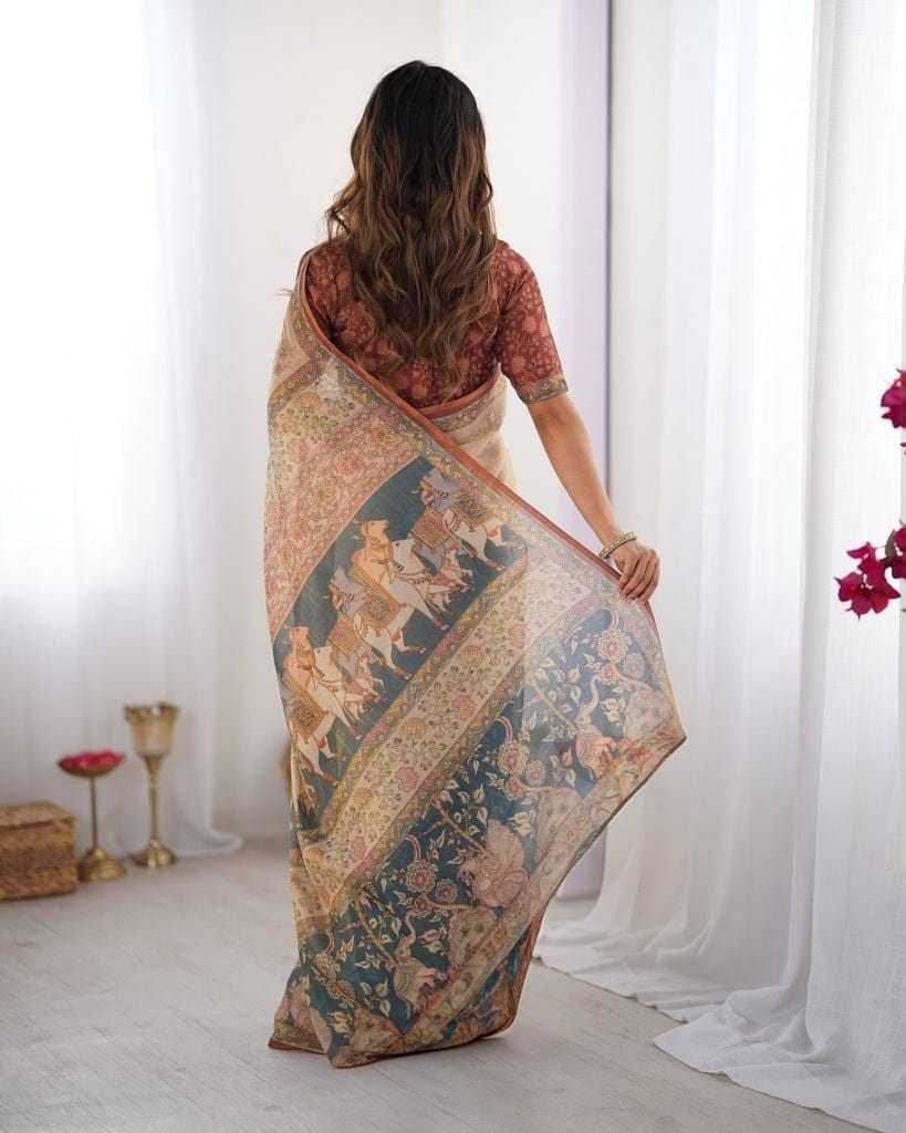 Tissue Silk Designer Saree 1104