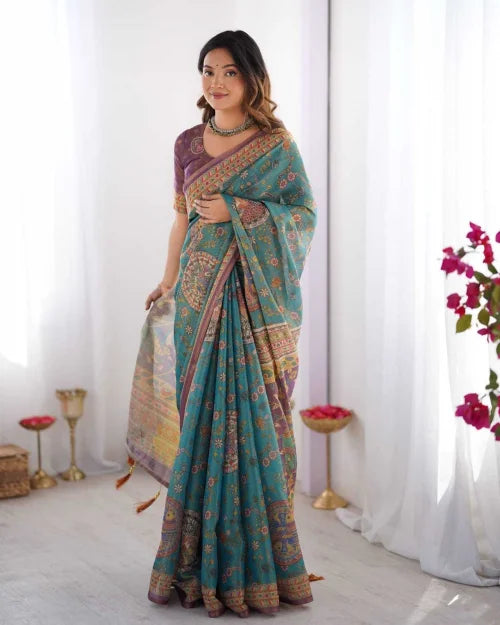 Tissue Silk Saree 1107