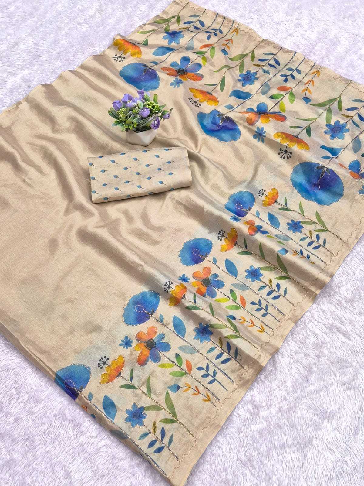 Soft Cotton Silk Printed Saree
