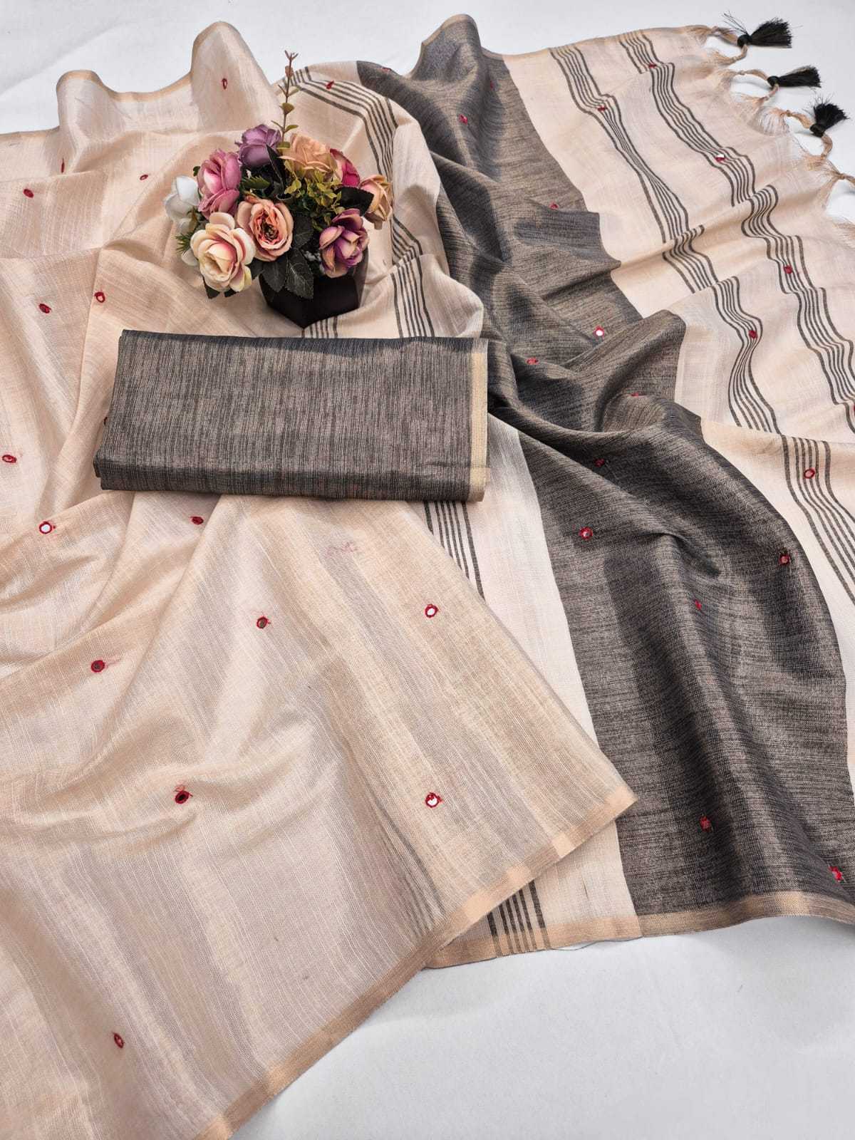 Mysore Silk Designer Saree in Black