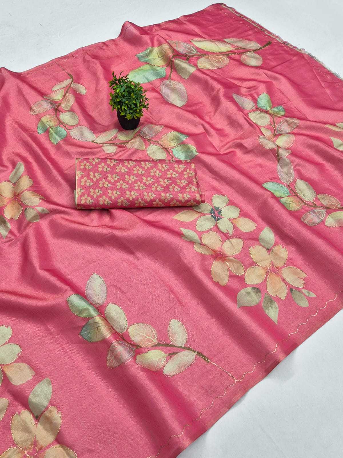 Erode Silk Printed Saree in Blue