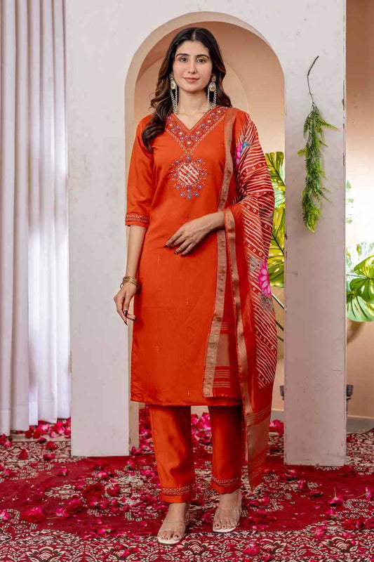 Viscose Embroidered Kurti