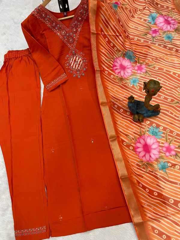 Viscose Embroidered Kurti