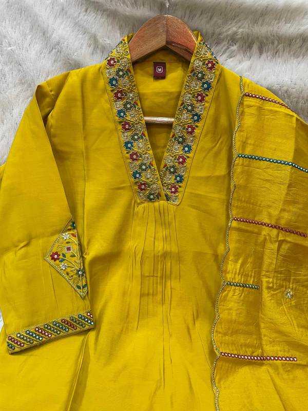 Premium Silk Embroidered Kurti