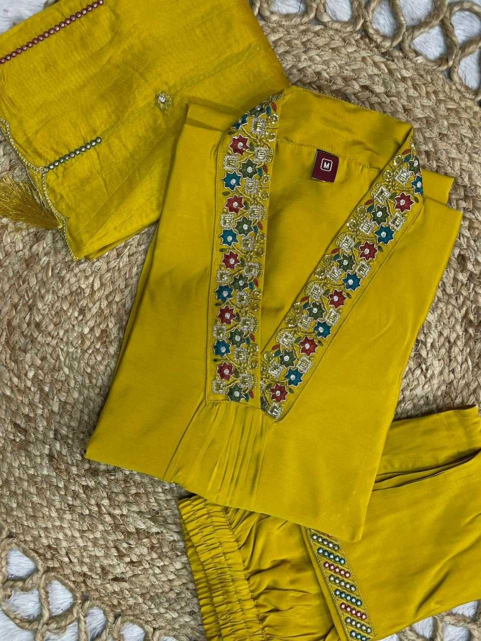 Premium Silk Embroidered Kurti
