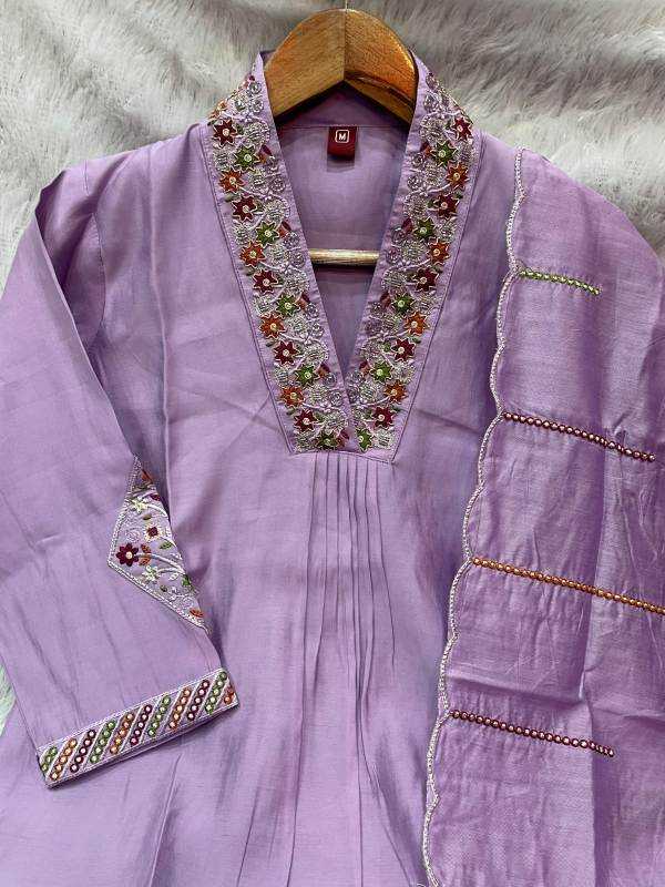 Premium Silk Embroidered Kurti