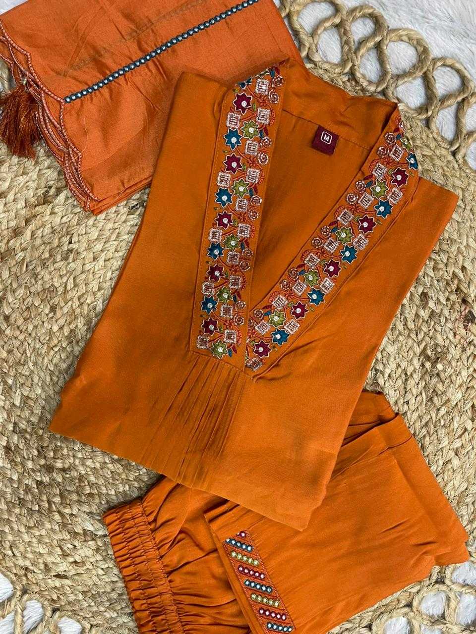 Premium Silk Embroidered Kurti