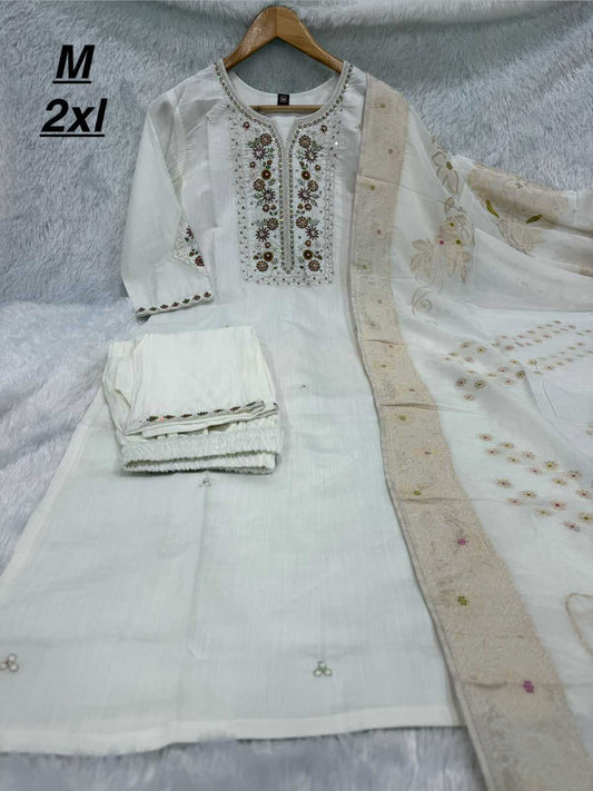 Viscose Embroidered Kurti
