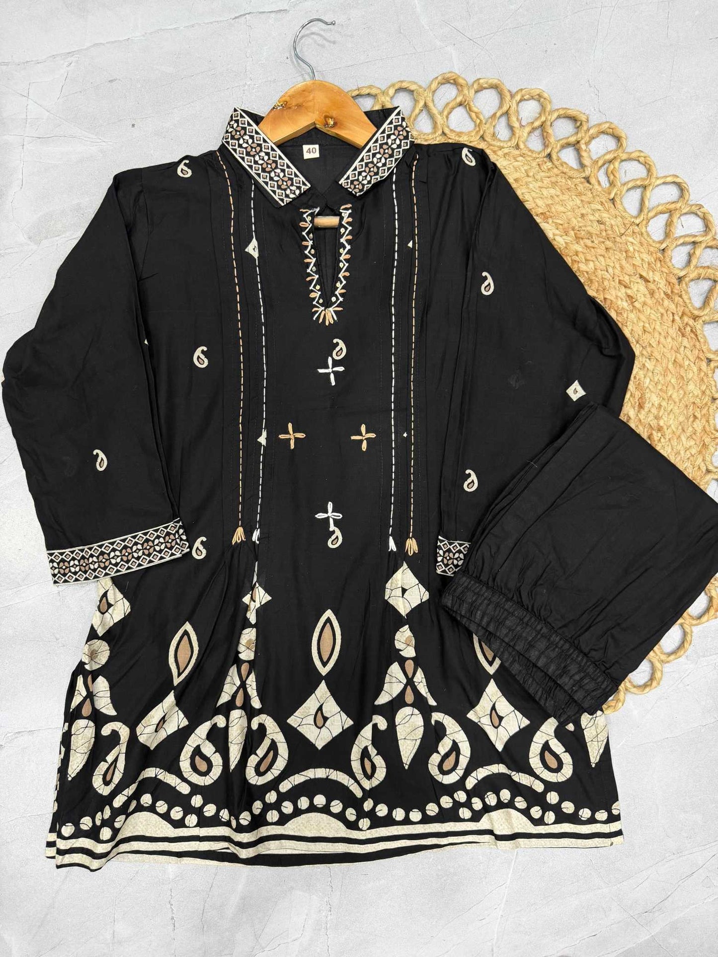 Cotton Printed Suit