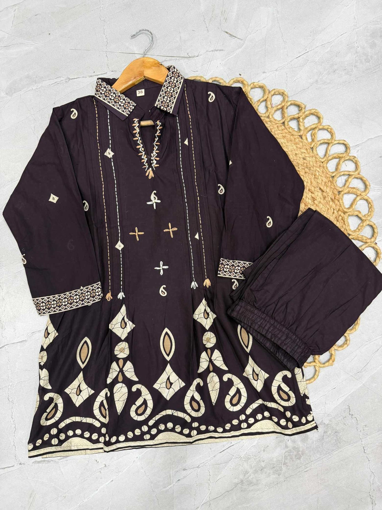 Cotton Printed Suit
