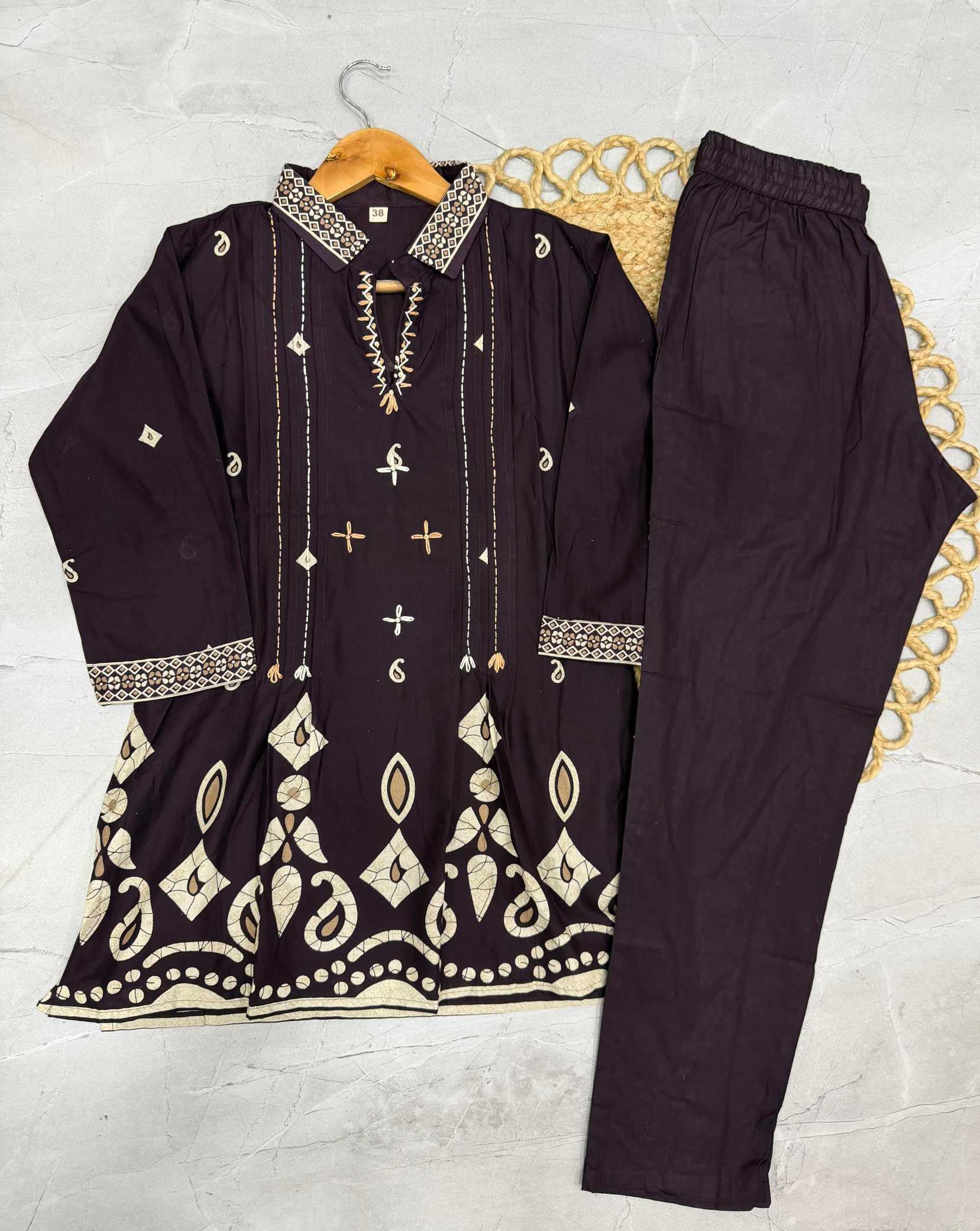 Cotton Printed Suit