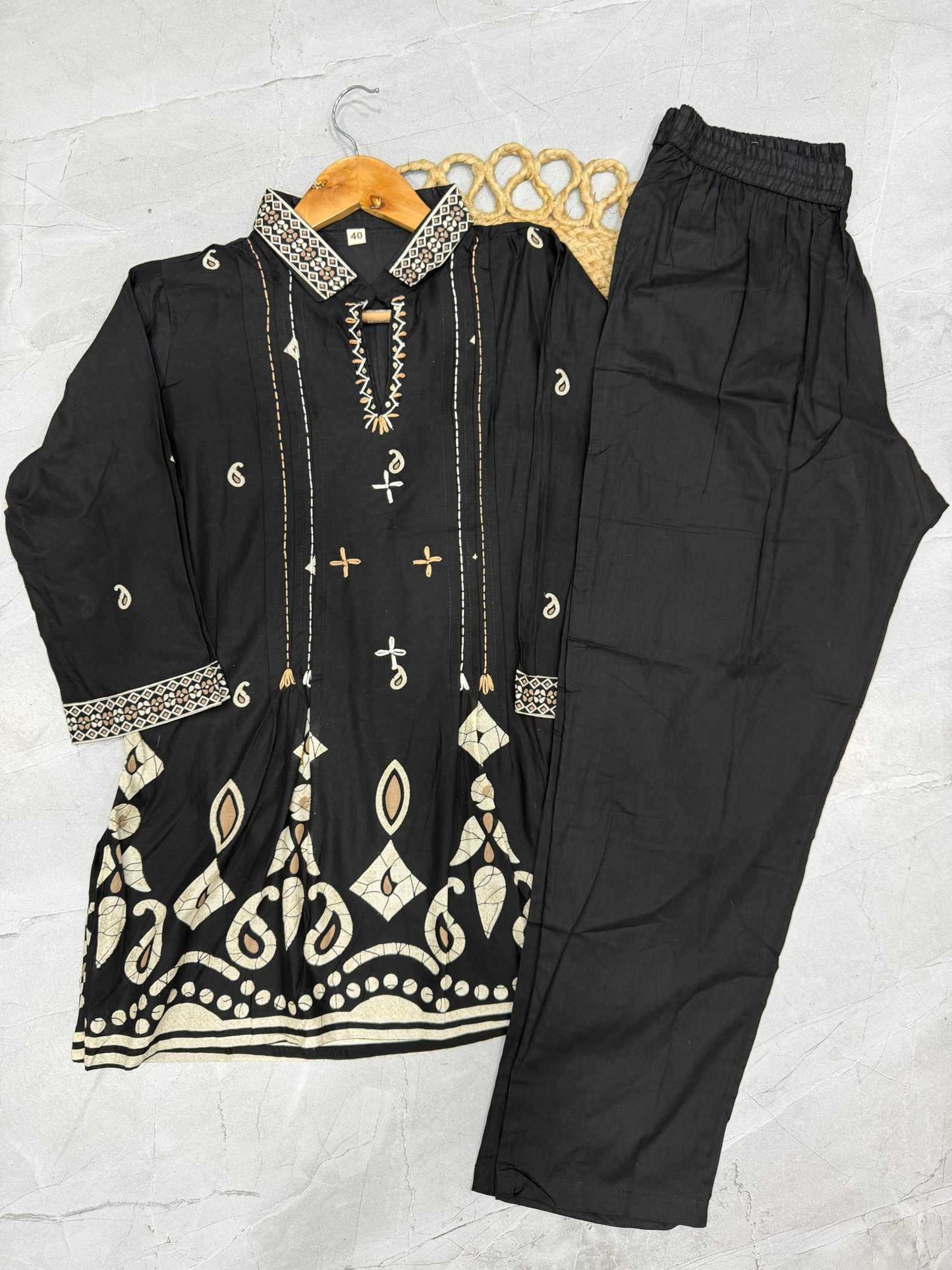Cotton Printed Suit