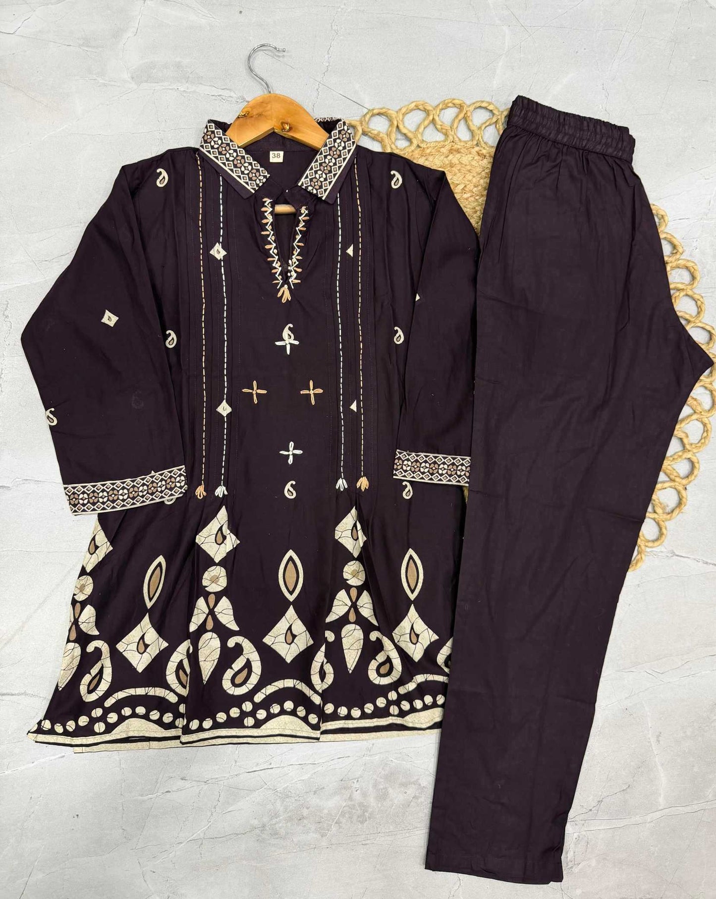 Cotton Printed Suit