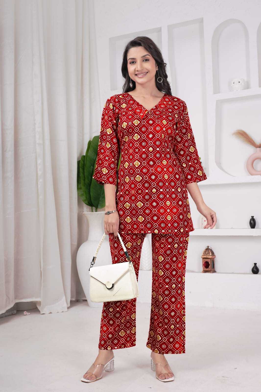 Rayon Co-ord Set