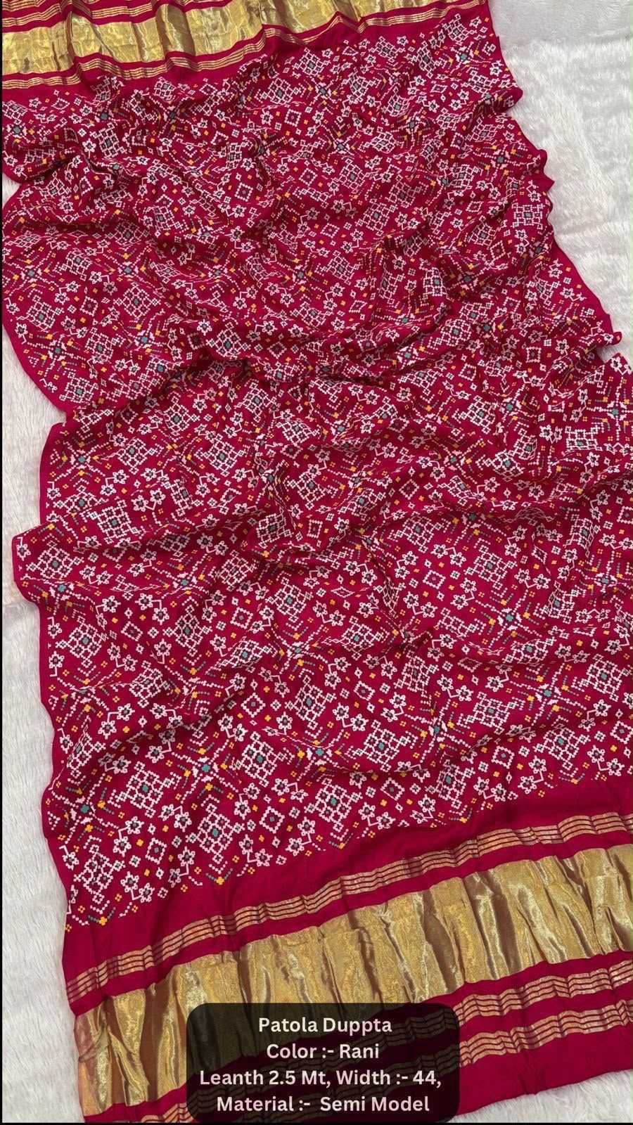 Kesar Gajji Silk Modal Dupattas