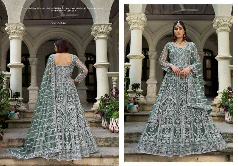 Embroidery Gown