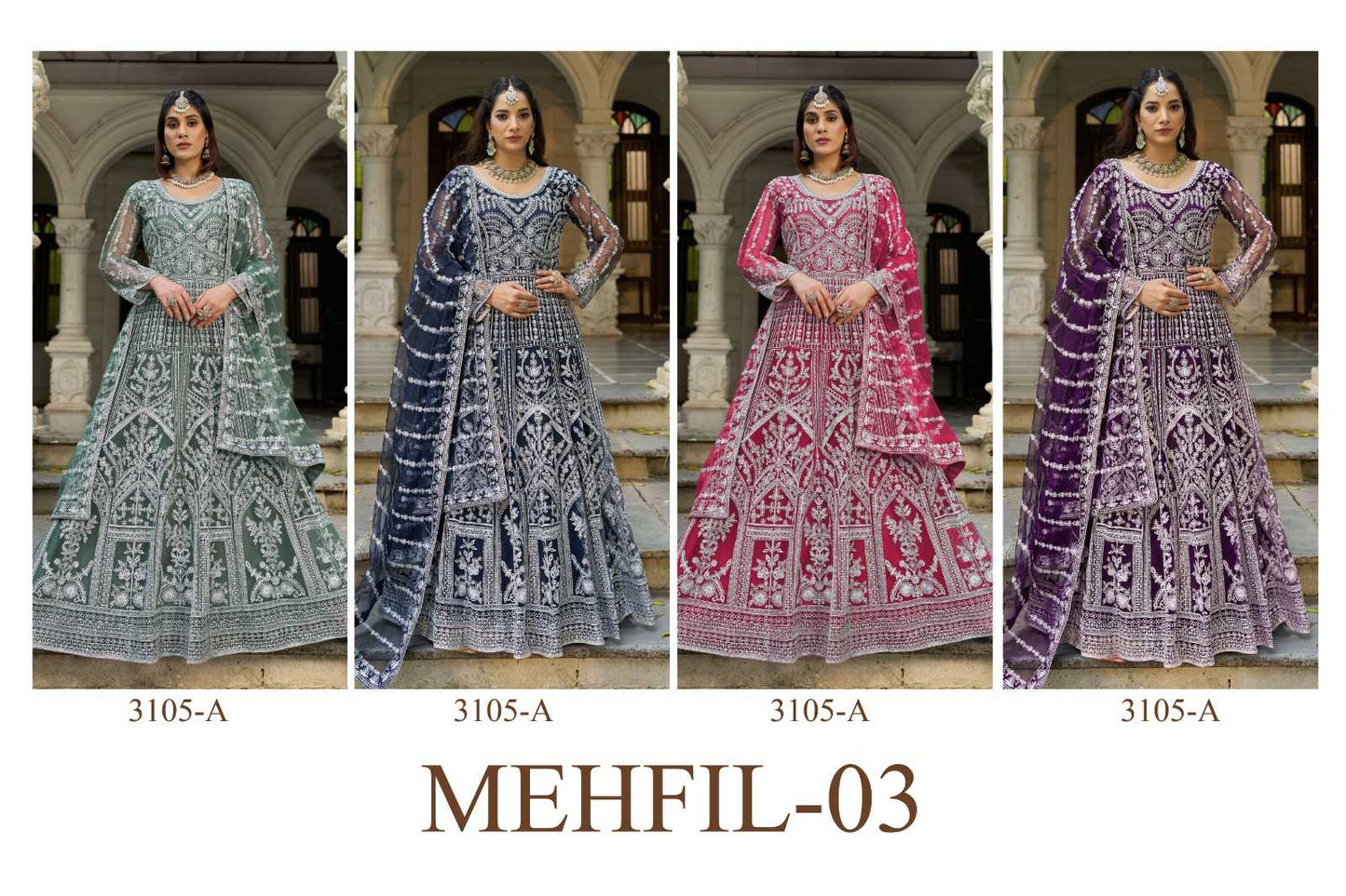 Embroidery Gown