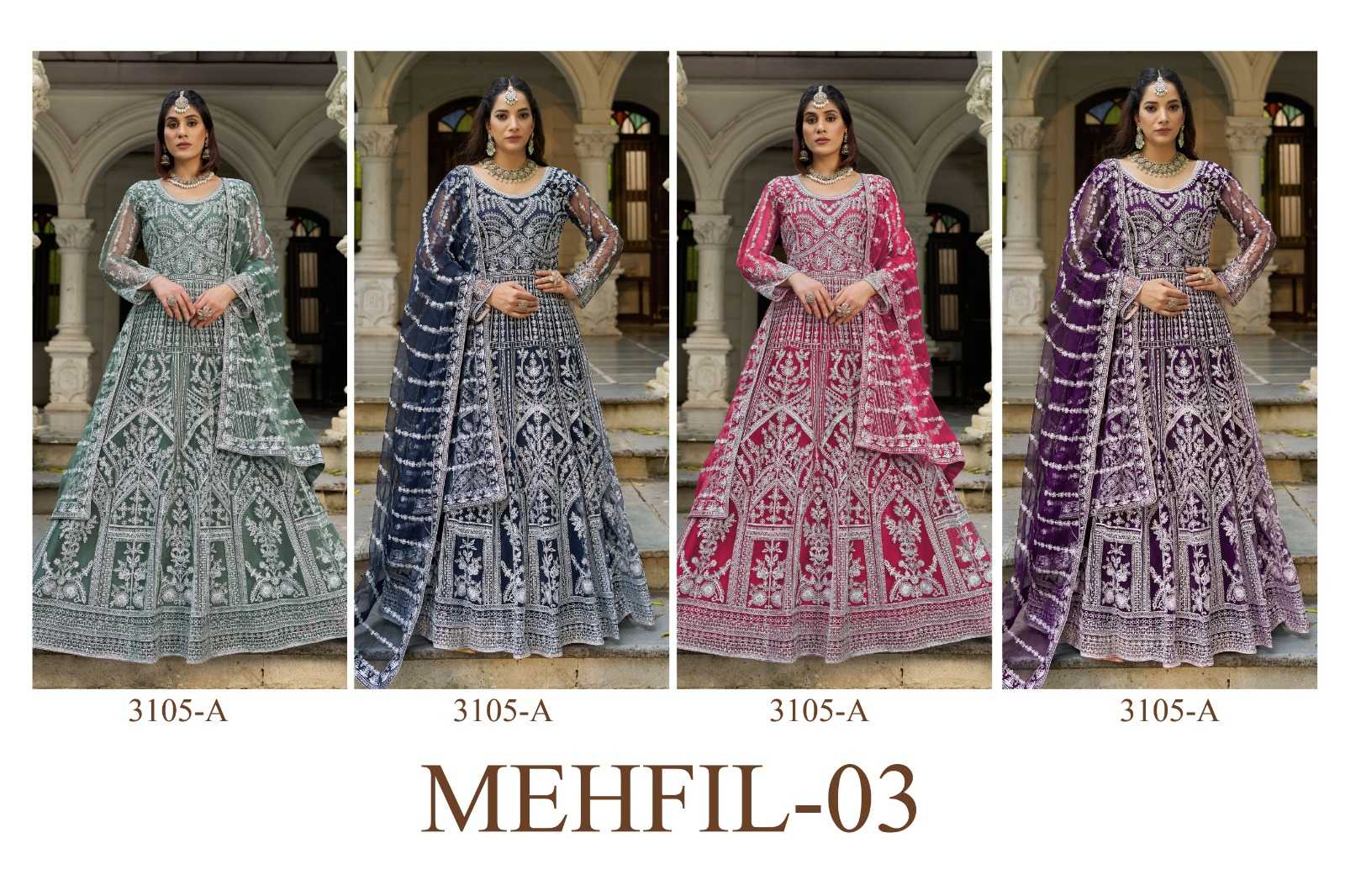 Embroidery Gown