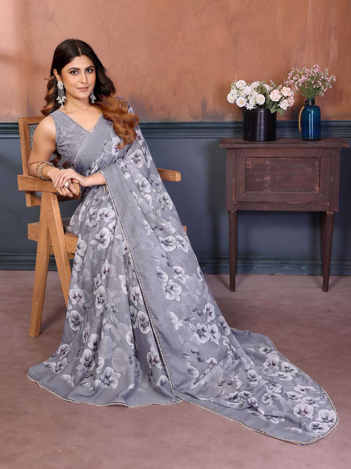 Silk Printed Saree