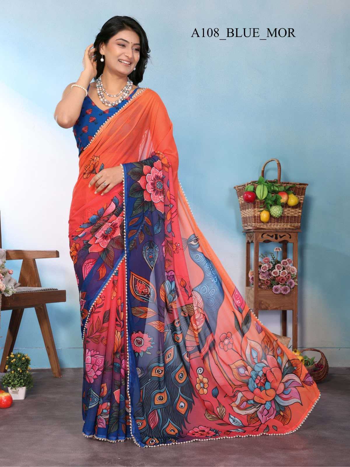 Silk Printed Saree