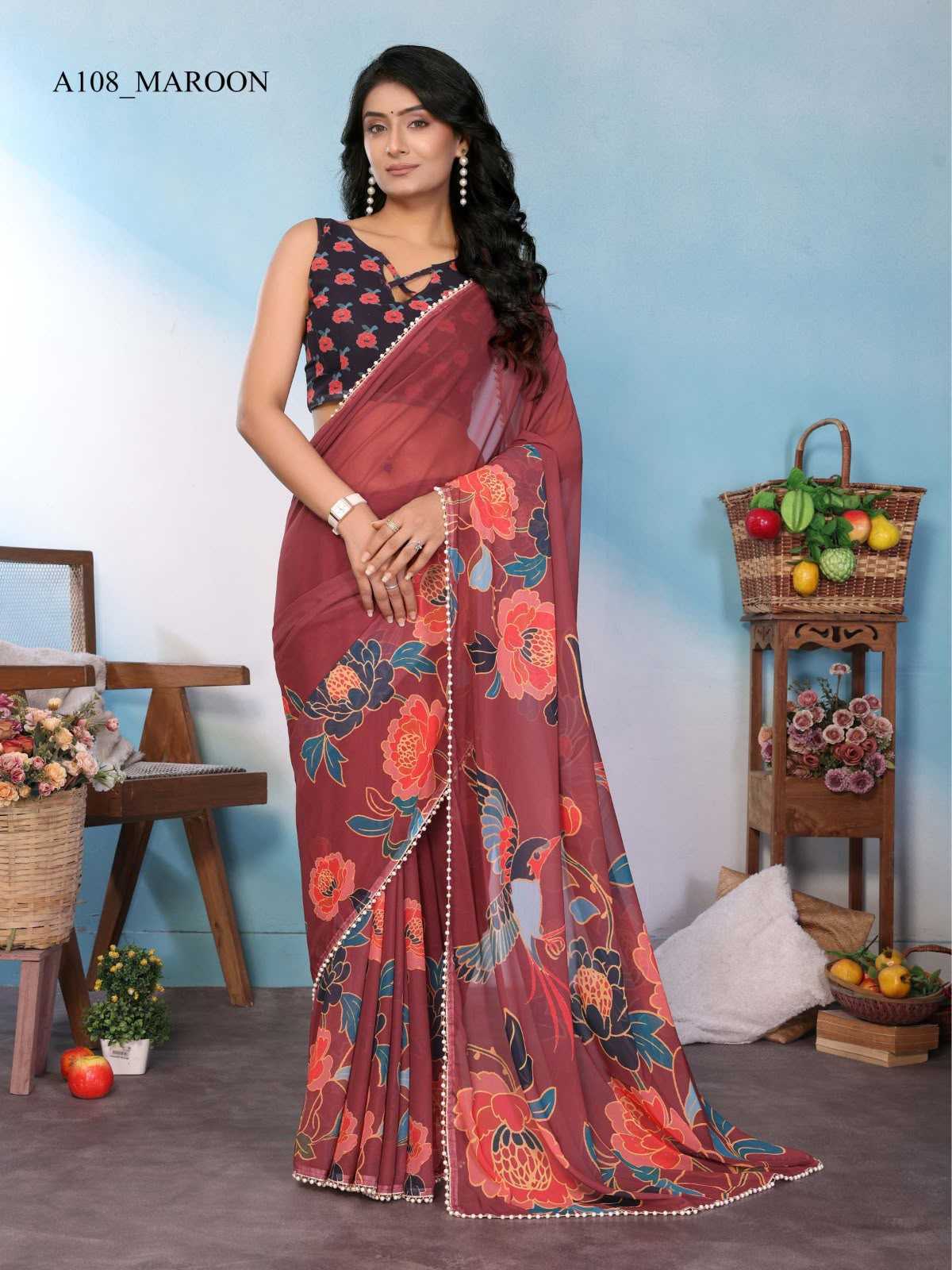 Silk Printed Saree