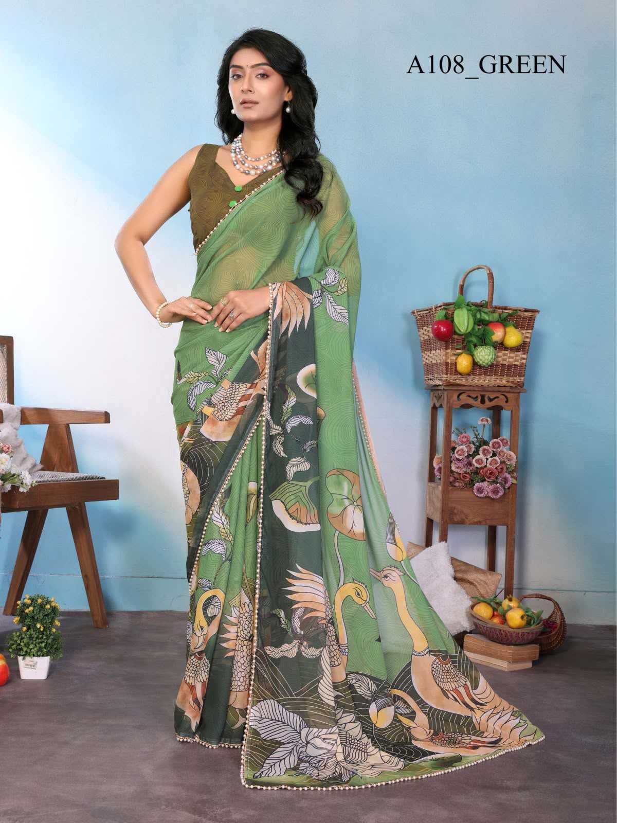 Silk Printed Saree