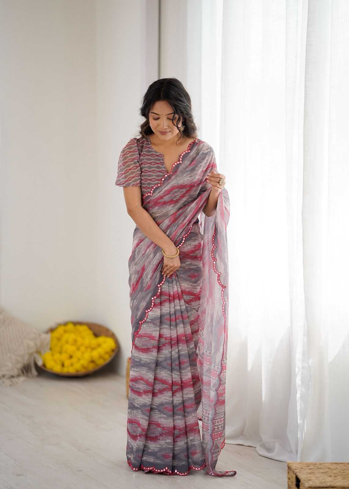 Party Wear Silk Saree