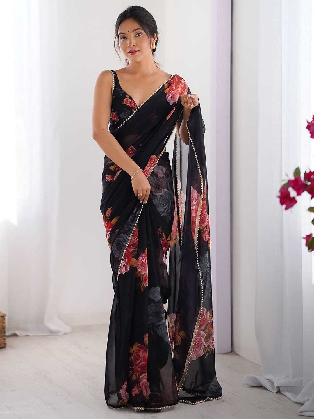 Printed Silk Saree