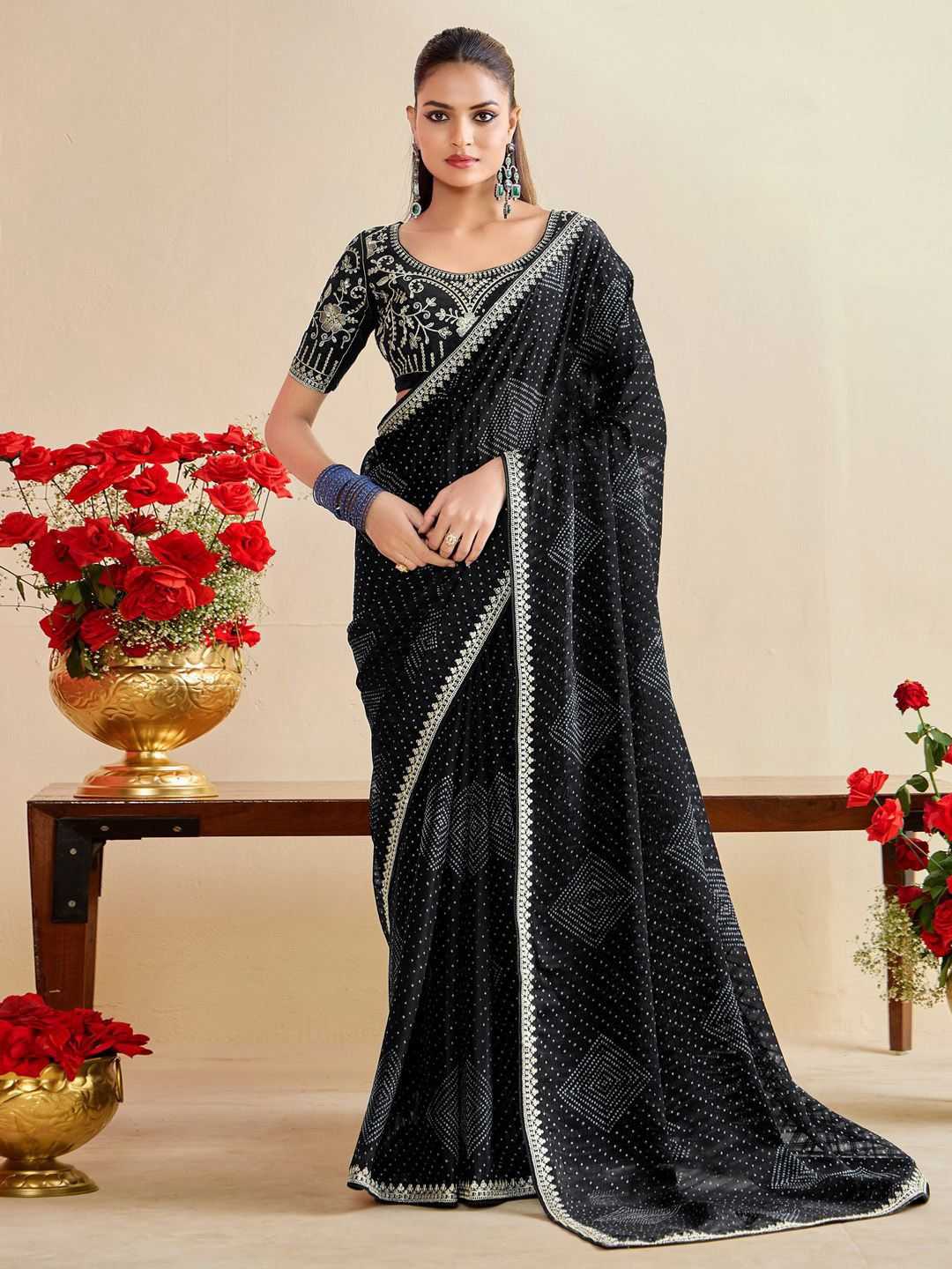 Chiffon Traditional Silk Saree