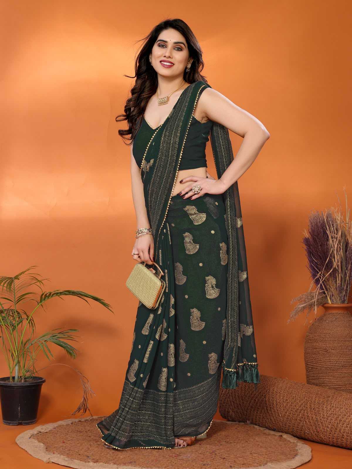 Silk Party Wear Saree