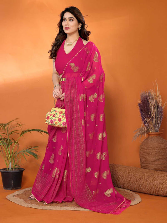 Silk Party Wear Saree