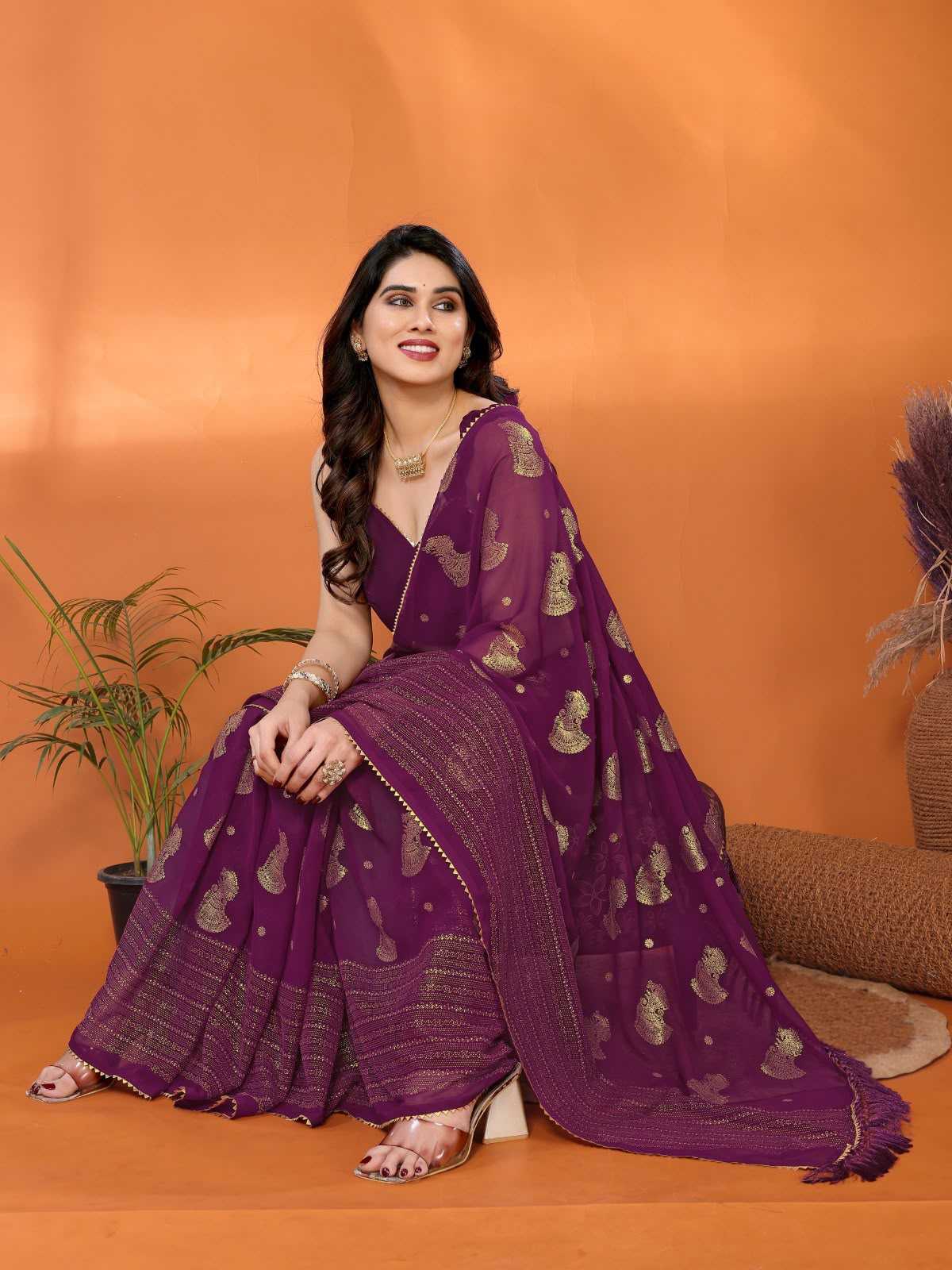 Silk Party Wear Saree
