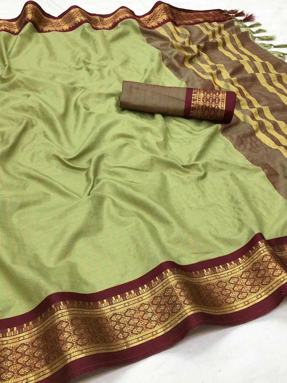 Soft Cotton Silk Traditional Saree