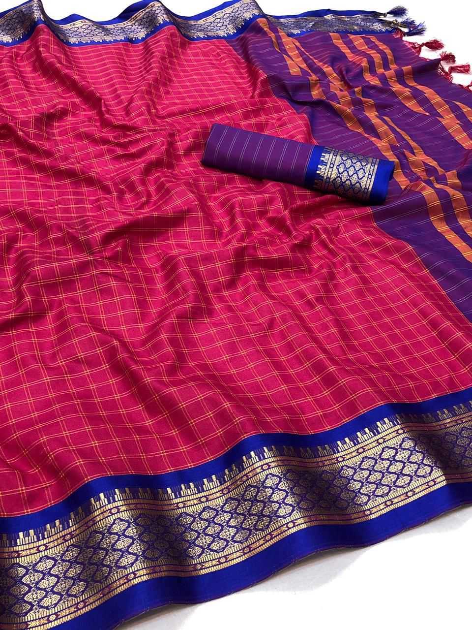 Soft Cotton Silk Traditional Saree