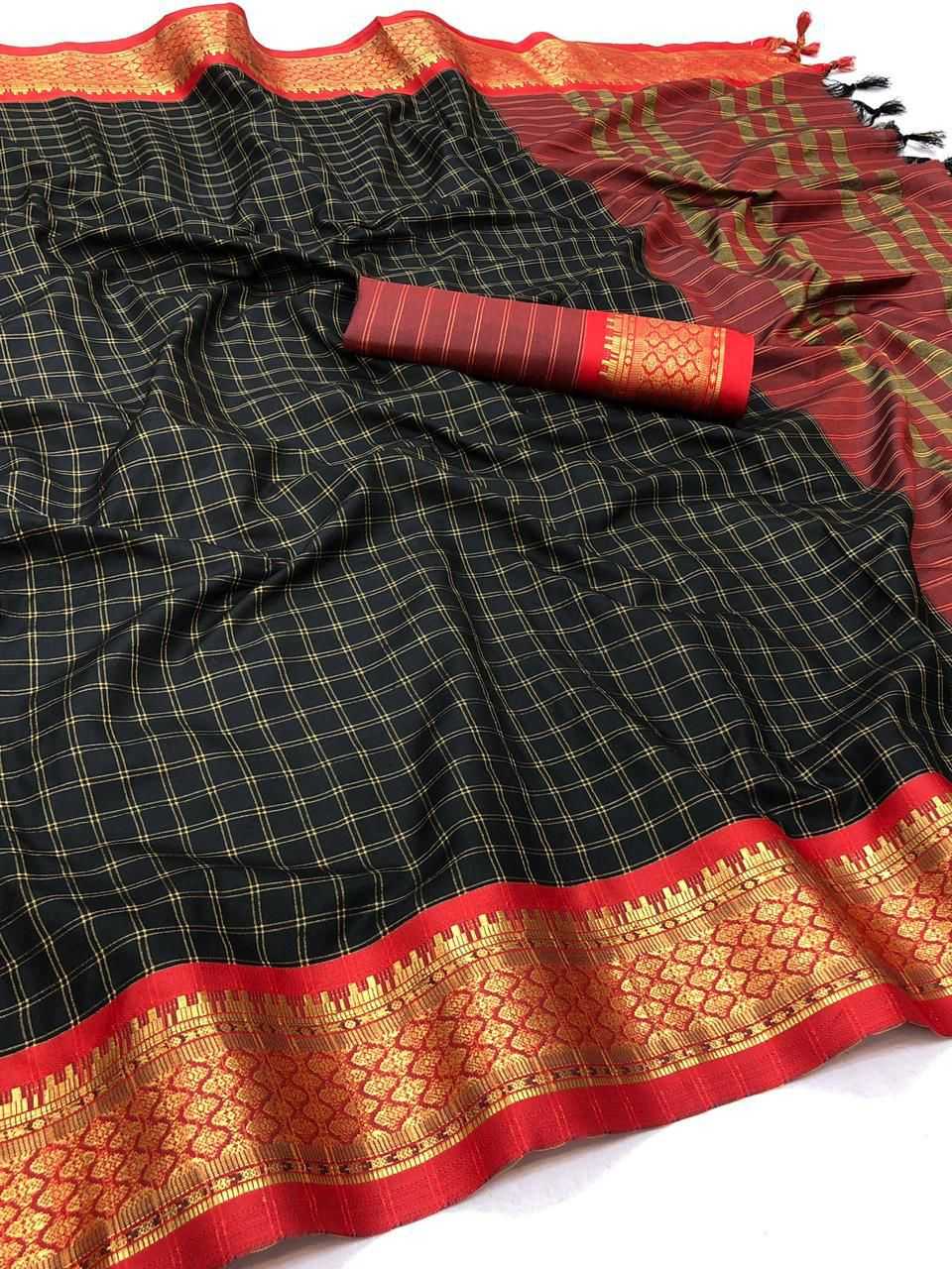 Soft Cotton Silk Traditional Saree