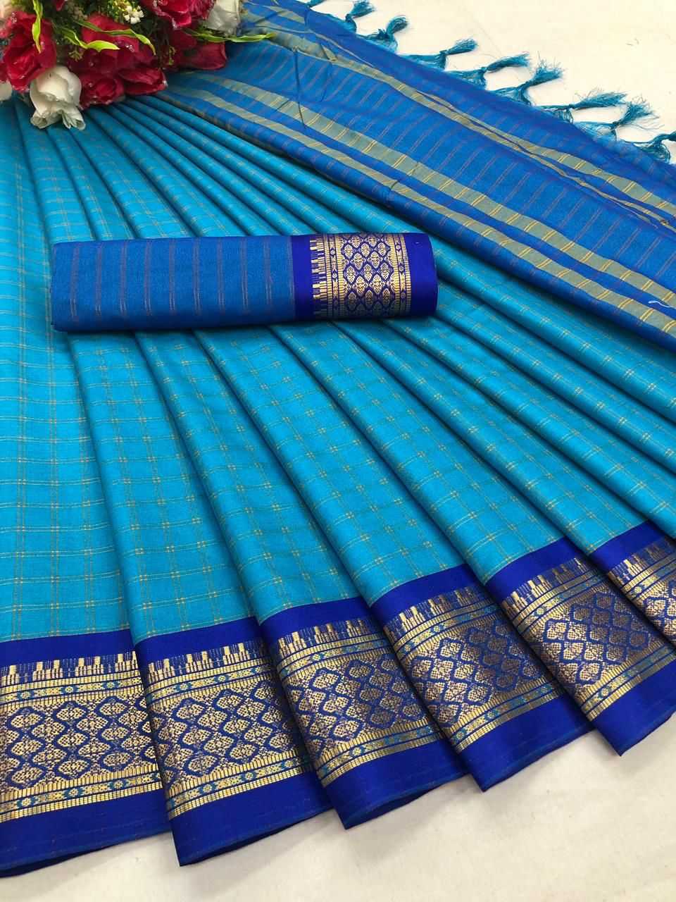 Soft Cotton Silk Traditional Saree