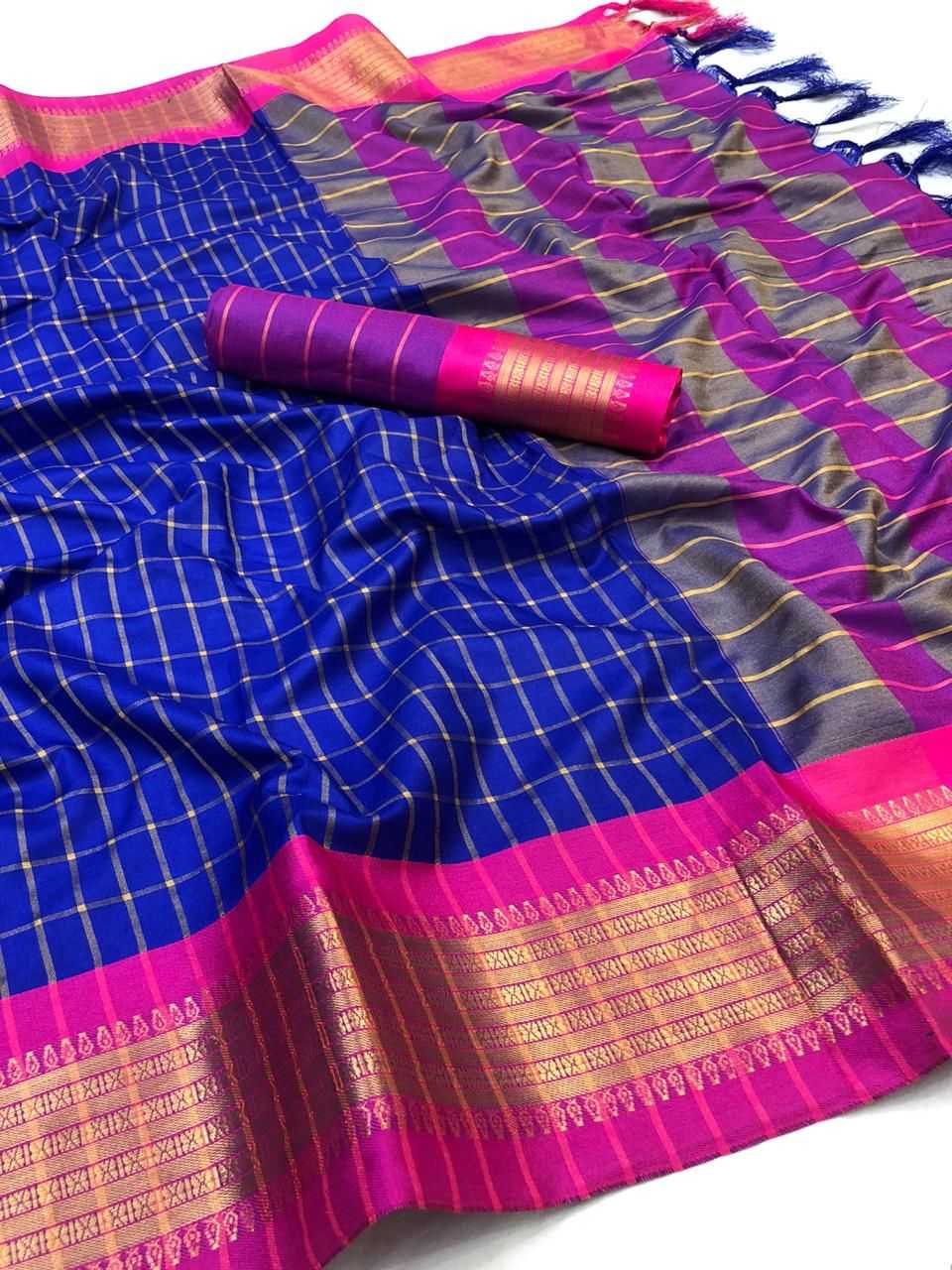 Covid Cotton Designer Saree