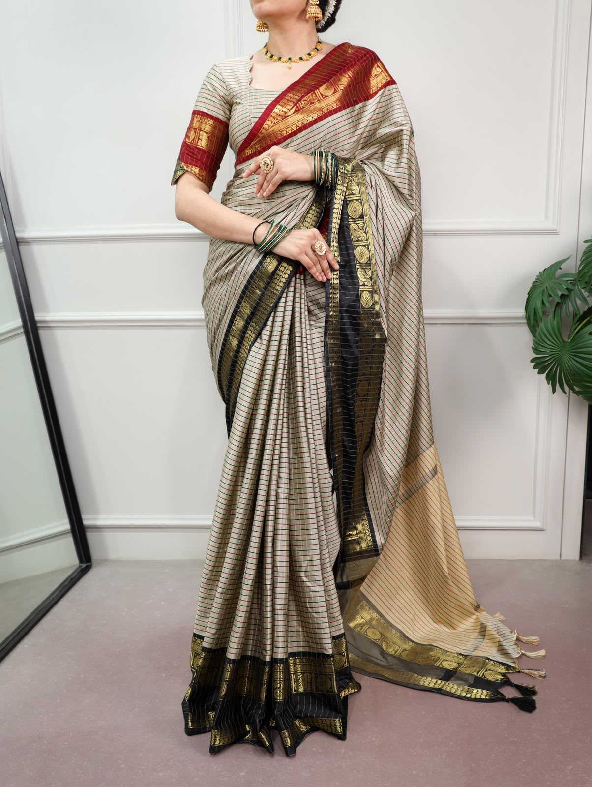 Soft Cotton Silk Banarasi Saree