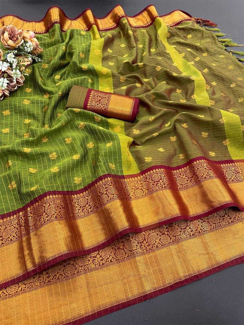 PRI Cotton Butta Saree